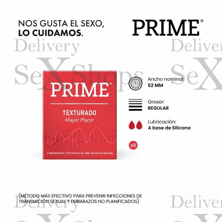 Preservativo Prime Texturado